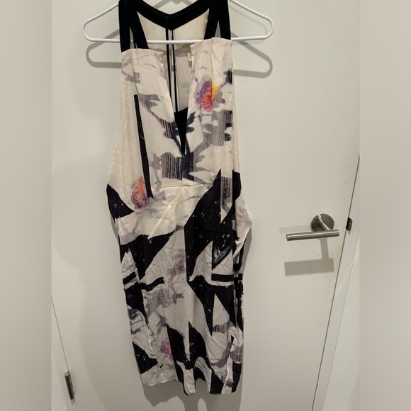 Nocturne sleeveless graphic midi dress size 2 - Picture 1 of 3